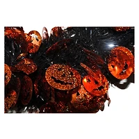 Couronne ronde d'Halloween Couronne ronde de citrouille d'Halloween