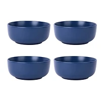Mainstays Alessandra Matte Blue Stoneware Round Cereal Bowl