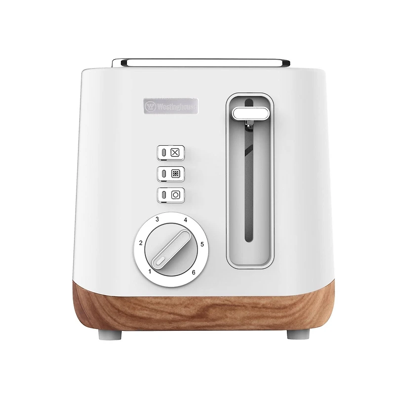 Westinghouse 2 Slice Toaster - Nordic Collection, 2 Slices, 900W, 6 browning levels