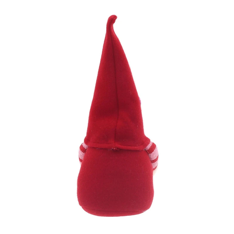 Façon de célébrer le gnome de tissu de la Saint-Valentin, rouge