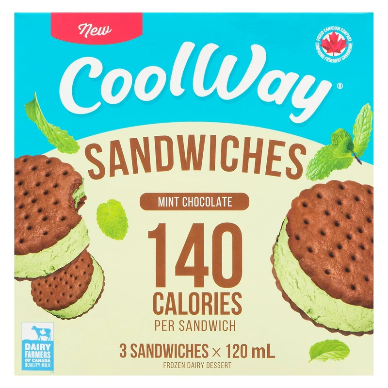 Sandwich au chocolat et à la menthe Cool Way