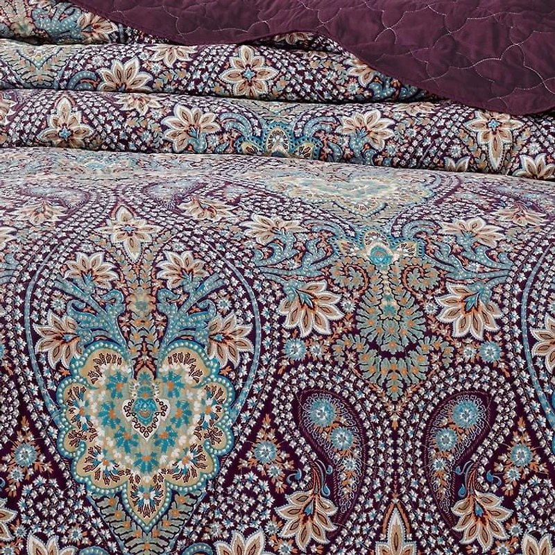 Hometrends Saffron Quilt Set