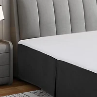 Jupe de Lit de Microfiber Super Doux