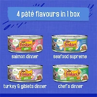 Friskies Pâté Les grands favoris Super-Emballage Nourriture humide pour Chats