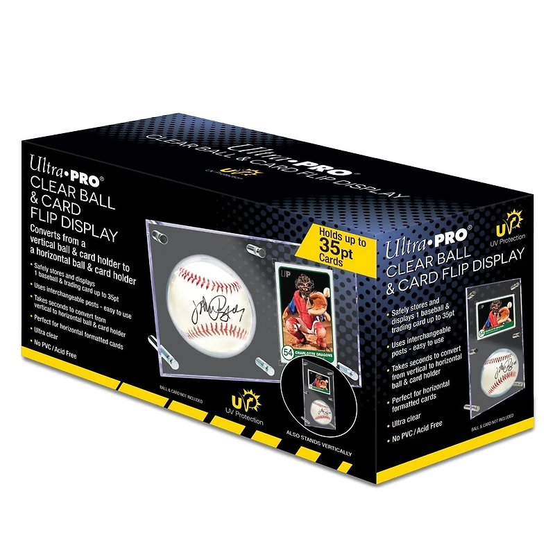 Ultra PRO Baseball et Card (35PT) Clear Flip Display Case