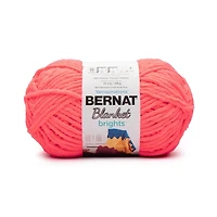 Bernat® Blanket Brights™ Yarn, Polyester #6 Super Bulky, 10.5oz/300g, 220 Yards, Polyester #6 Super Bulky Yarn