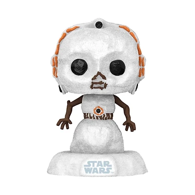 Funko Pop! Star Wars: Holiday - C-3PO Bonhomme De Neige Bobblehead En Vinyle