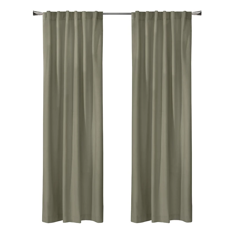 Sicily Room Darkening Dual Header Indoor Curtain
