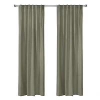 Sicily Room Darkening Dual Header Indoor Curtain