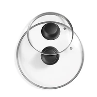 Starbasix Batterie de cuisine antiadhésive 8-pièces, couvercles en verre trempé - Sauge