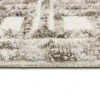 HOMETRENDS Emissary Bath Rug - Grey, 20 in. x 32 in.