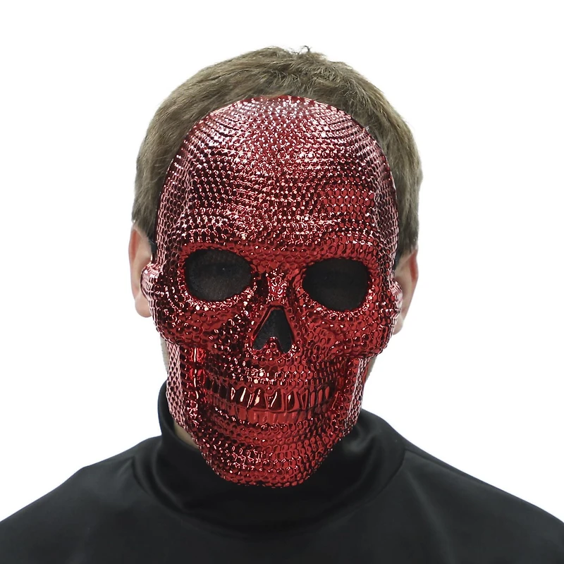Rhinestone Skull Mask