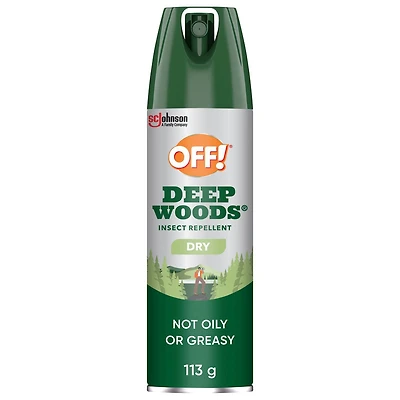 OFF! Deep Woods 25% Deet Insect Repellent Spray with Power Dry Formula, 113g