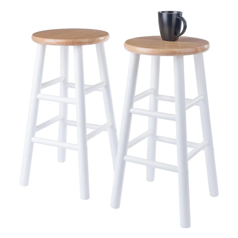 Ensemble de 2 tabourets de comptoir Huxton