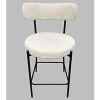 Federica Boucle Stool