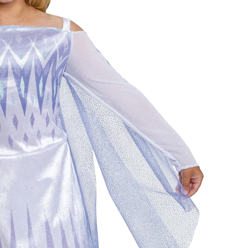 Child Girls Frozen 2 Snow Queen Elsa Classic Costume