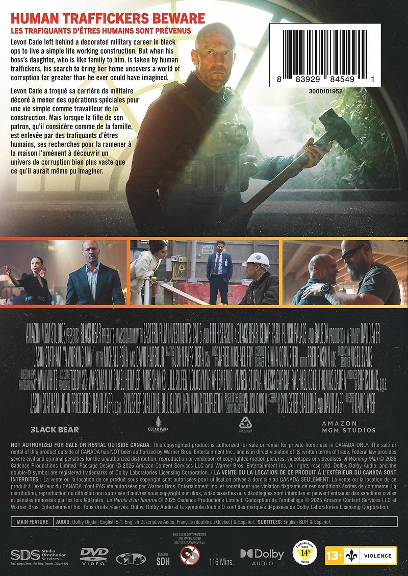 La parole d'un homme (DVD), avec Jason Statham [2025]