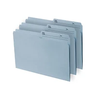 Continental Letter size File Folders. Teal colour, 12 count