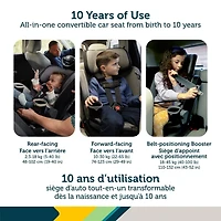 Safety 1st Turn and Go 360° Rotating All-in-One Convertible Car Seat, Infant to Toddler Car Seat