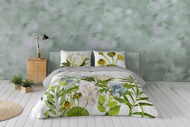 Gouchee Home Imprimé floral Siara Ensemble de housse de couette en coton