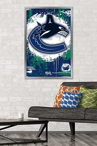 NHL Vancouver Canucks - Maximalist Logo 23 Wall Poster