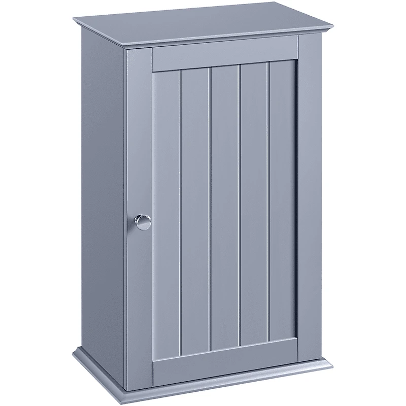 Fullfurnique 3 Tier Adjustable Cabinet for Bathroom/Kitchen/Living Room, Gray