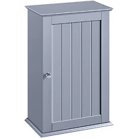 Fullfurnique 3 Tier Adjustable Cabinet for Bathroom/Kitchen/Living Room, Gray