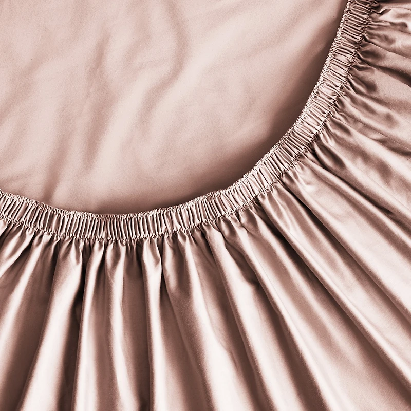 Hotel Style 4-Piece 600 Thread Count Pink Egyptian Cotton Adult Bed Sheet Set, King - Deep Pocket, King Sheet Set