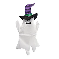 WAY TO CELEBRATE 28" GHOST WITH WITCH HAT PURPLE