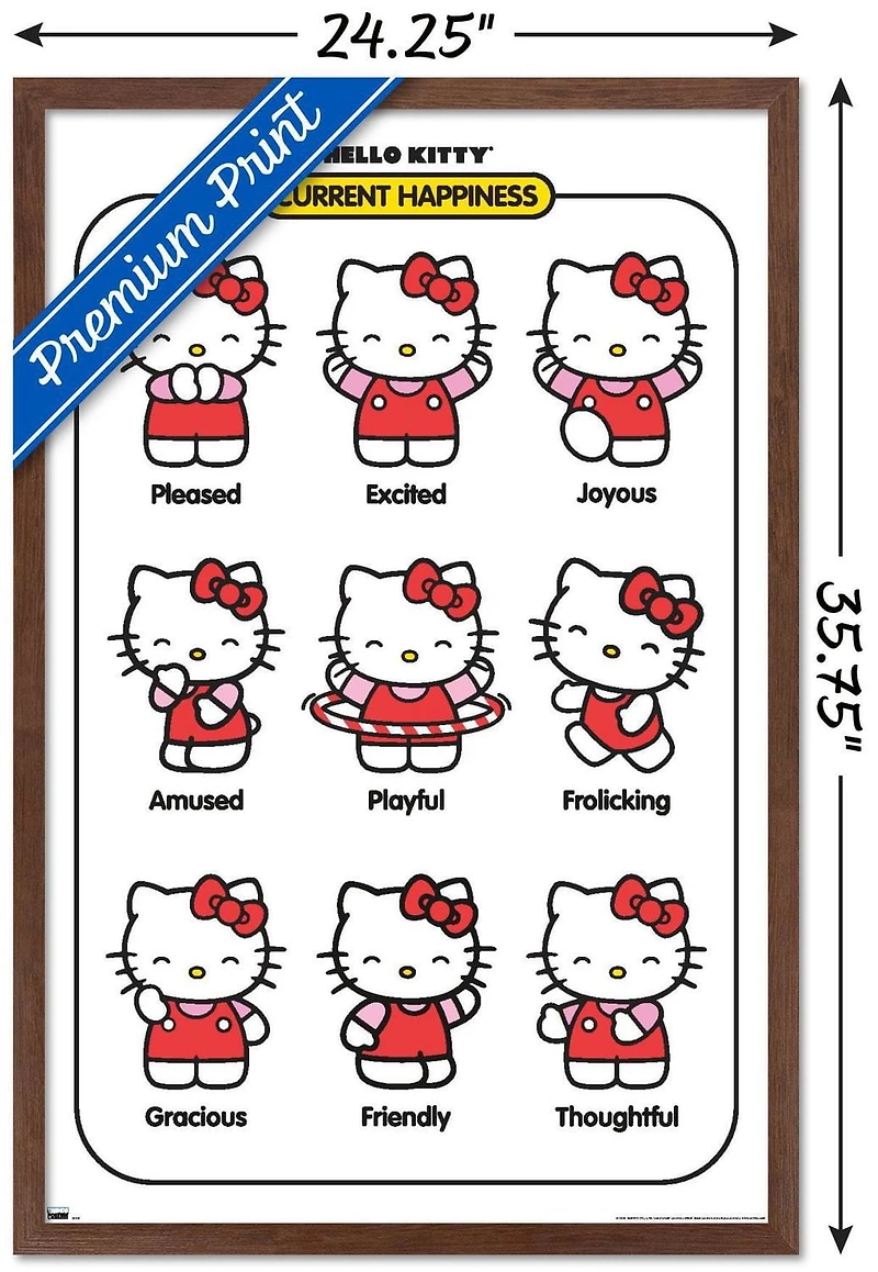 Hello Kitty - Current Happiness Wall Poster