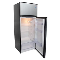 Avanti Apartment Refrigerator with freezer, 7.3 cu. ft, in Stainless Steel