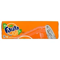 Fanta Orange canette de 355mL, emballage de 12