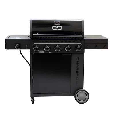 Performance Series FlavorMax 5 Burner Gas Grill Cabinet with side burner and 12" griddle