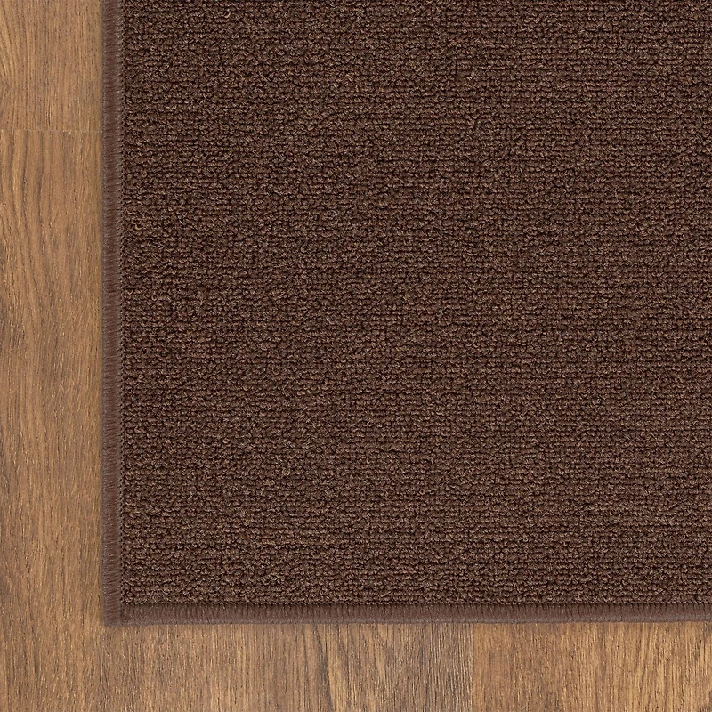 Tapis de couloir à motif de solide à sous-couche en caoutchouc de la collection Ottohome