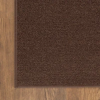 Tapis de couloir à motif de solide à sous-couche en caoutchouc de la collection Ottohome
