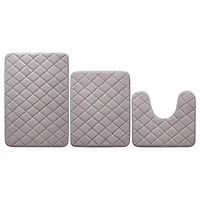 Ensemble de tapis de bain en mousse mémoire Mainstays Ensemble 3 pièces