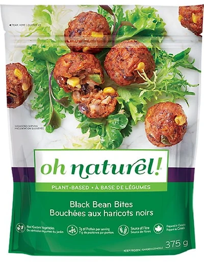 Bouchées aux haricots noirs Oh Naturel!