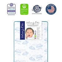 Dream On Me Twilight 5 " 80 Ressorts Hélicoïdaux Lit et Lit Bébé Matelas En Bleu