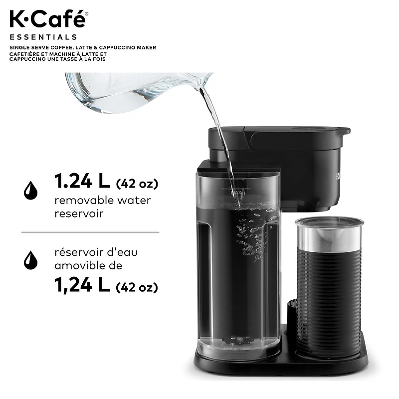 Cafetière Keurig K-Café Essentials avec mousseur à lait