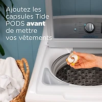 Tide PODS Free and Gentle Coldwater Laundry Detergent Pacs, 45 Count, Hypoallergenic Laundry Detergent Pacs, TIDE TD PWRPDS F&G CW45CT