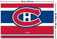 NHL Montreal Canadiens - Logo 21 Wall Poster, 22.375" x 34"