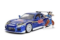 "Street Fighter 1:24 - Mazda RX7 1993 avec Figurine Chun-Li"