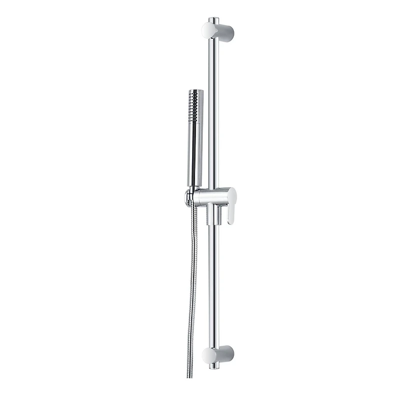 The akuaplus® 1-setting Hand shower with Adjustable Post 29 3/4 inches (75.5 cm) chrome finish