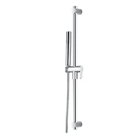 The akuaplus® 1-setting Hand shower with Adjustable Post 29 3/4 inches (75.5 cm) chrome finish