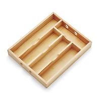 Panier de couverts en bois naturel Cambridge