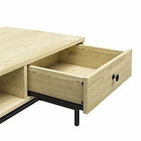 Table basse Tamlin, naturel