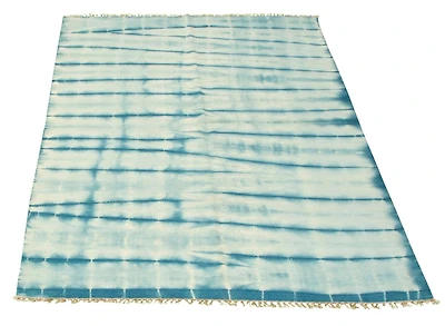 ECARPETGALLERY 4'11" x 7'10" Contemporary Color Transition Hand Made Area Rug for Living Room, Dining Room and Bedroom in Grn