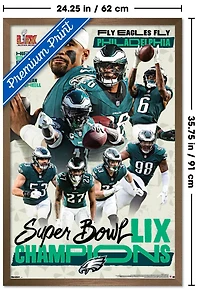 NFL Philadelphia Eagles - Champions du Super Bowl LIX