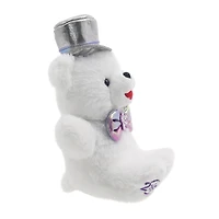 MEDIUM SNOWFLAKE TEDDY PURPLE BOY