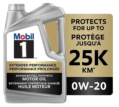 Huile moteur entièrement synthétique Mobil 1™ Performance prolongée 0W-20, 4,73 L